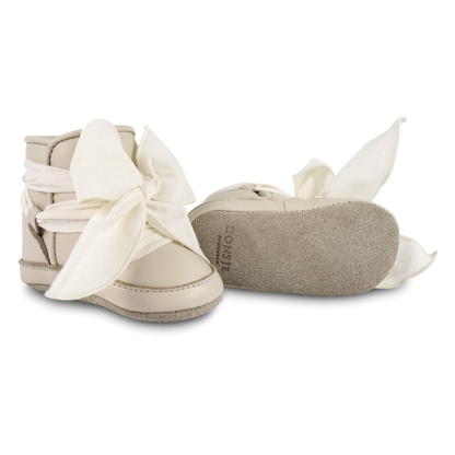 Anouk Booties | Cream Leather