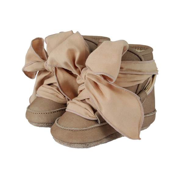 Anouk Booties | Truffle Nubuck