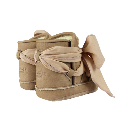 Anouk Booties | Truffle Nubuck
