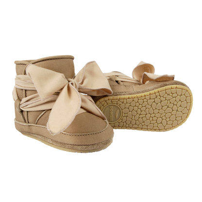 Anouk Booties | Truffle Nubuck