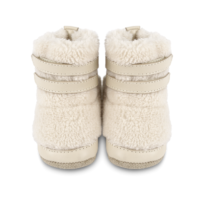 Larisso Booties | Cream Leather