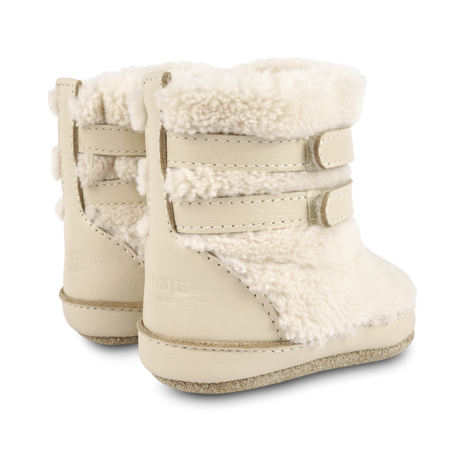 Larisso Booties | Cream Leather