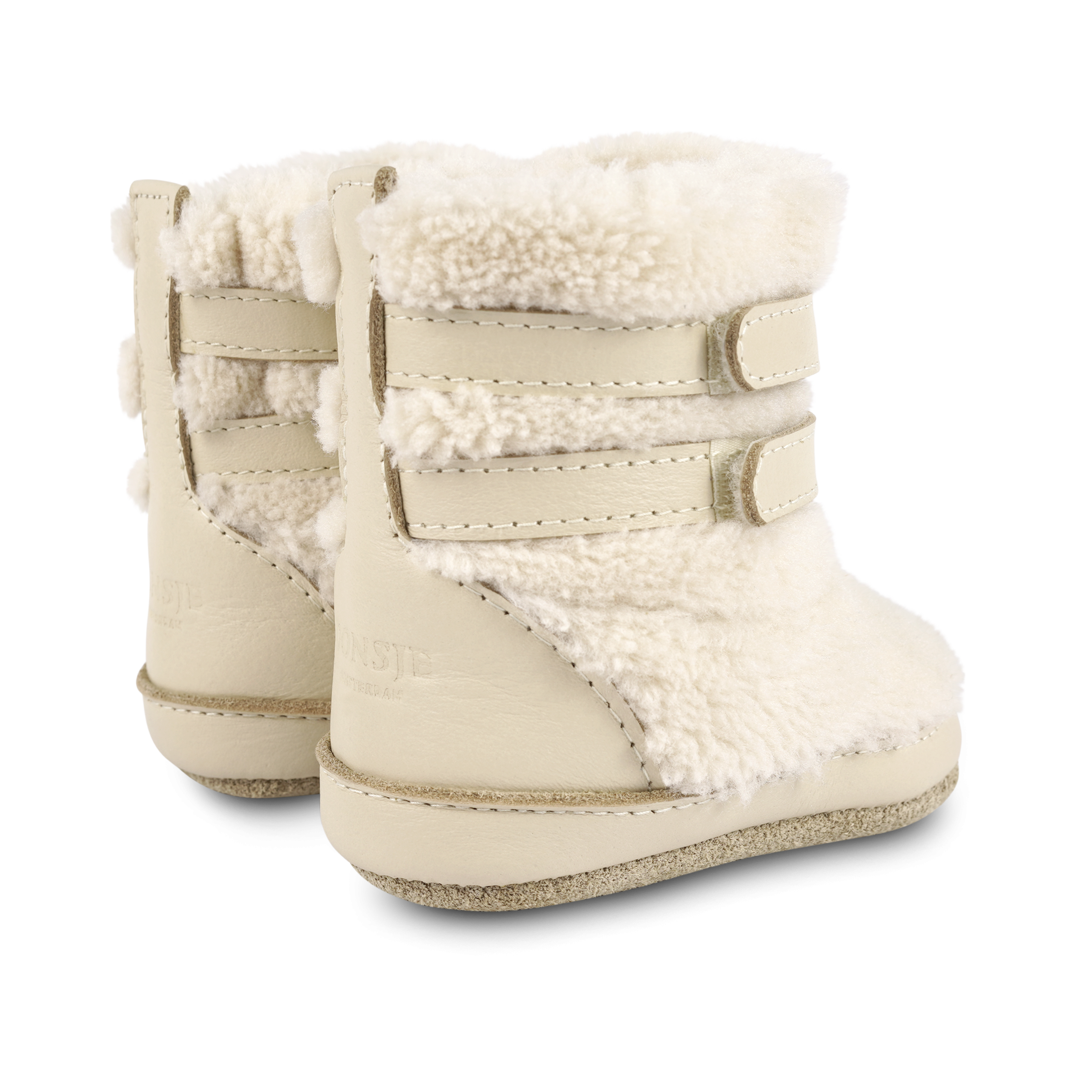 Larisso Booties | Cream Leather