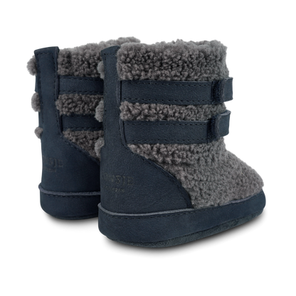 Larisso Booties | Navy Nubuck