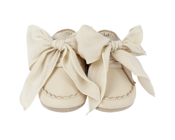 Lonny Sneakers | Cream Leather