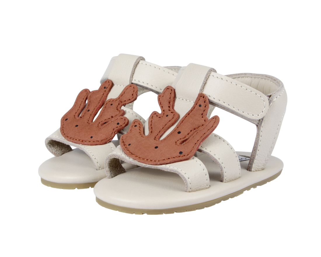 Ushy Sandals | Coral | Walnut Nubuck