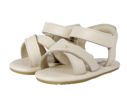 Tobi Sandals | Cream Leather