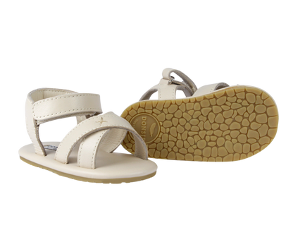 Tobi Sandals | Cream Leather