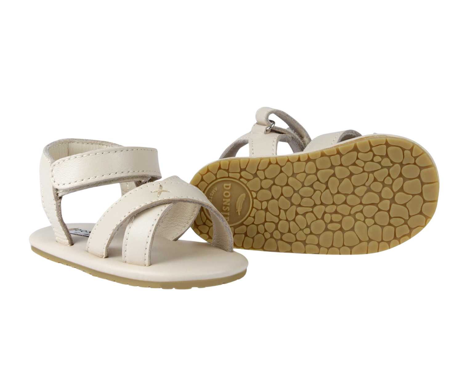 Tobi Sandals Cream Leather