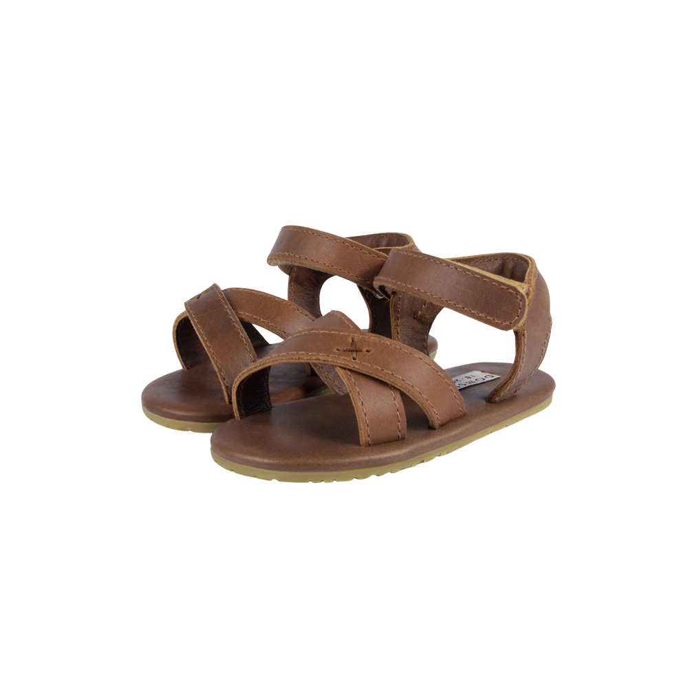 Tobi Sandals | Cognac Classic Leather
