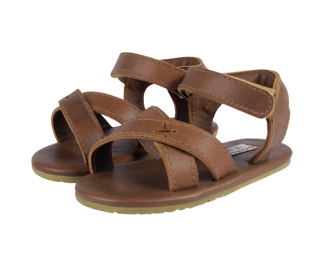 Tobi Sandals | Cognac Classic Leather