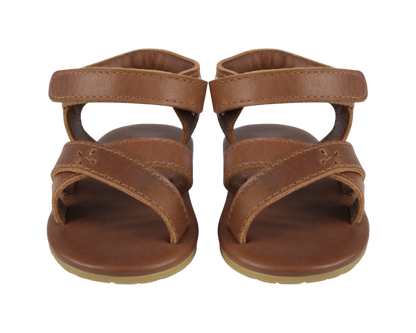 Tobi Sandals | Cognac Classic Leather