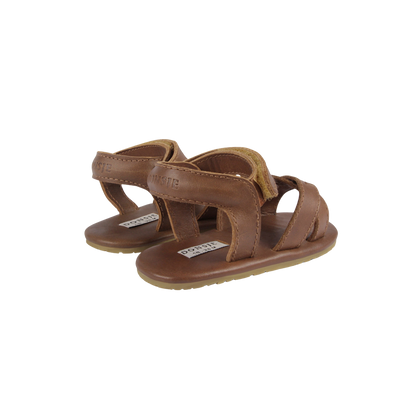 Tobi Sandals | Cognac Classic Leather
