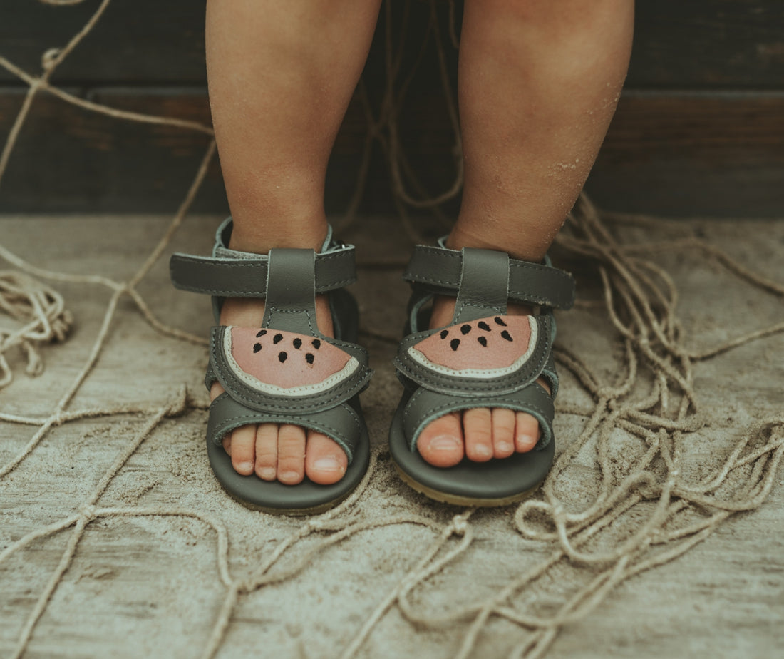 Sadie Sandals | Watermelon | Green Bay Leather