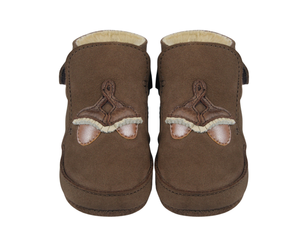 Aggas Booties | Acorn | Hazelnut Nubuck