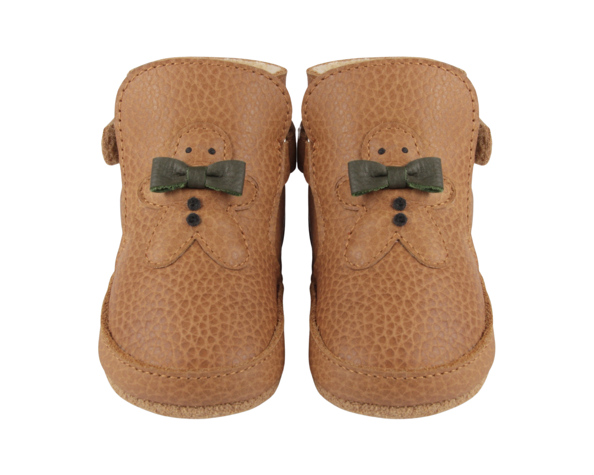 Aggas Booties | Gingerbread | Toast Grain Leather