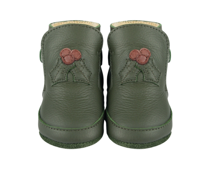 Aggas Booties | Holly | Olive Leather