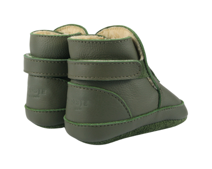 Aggas Booties | Holly | Olive Leather