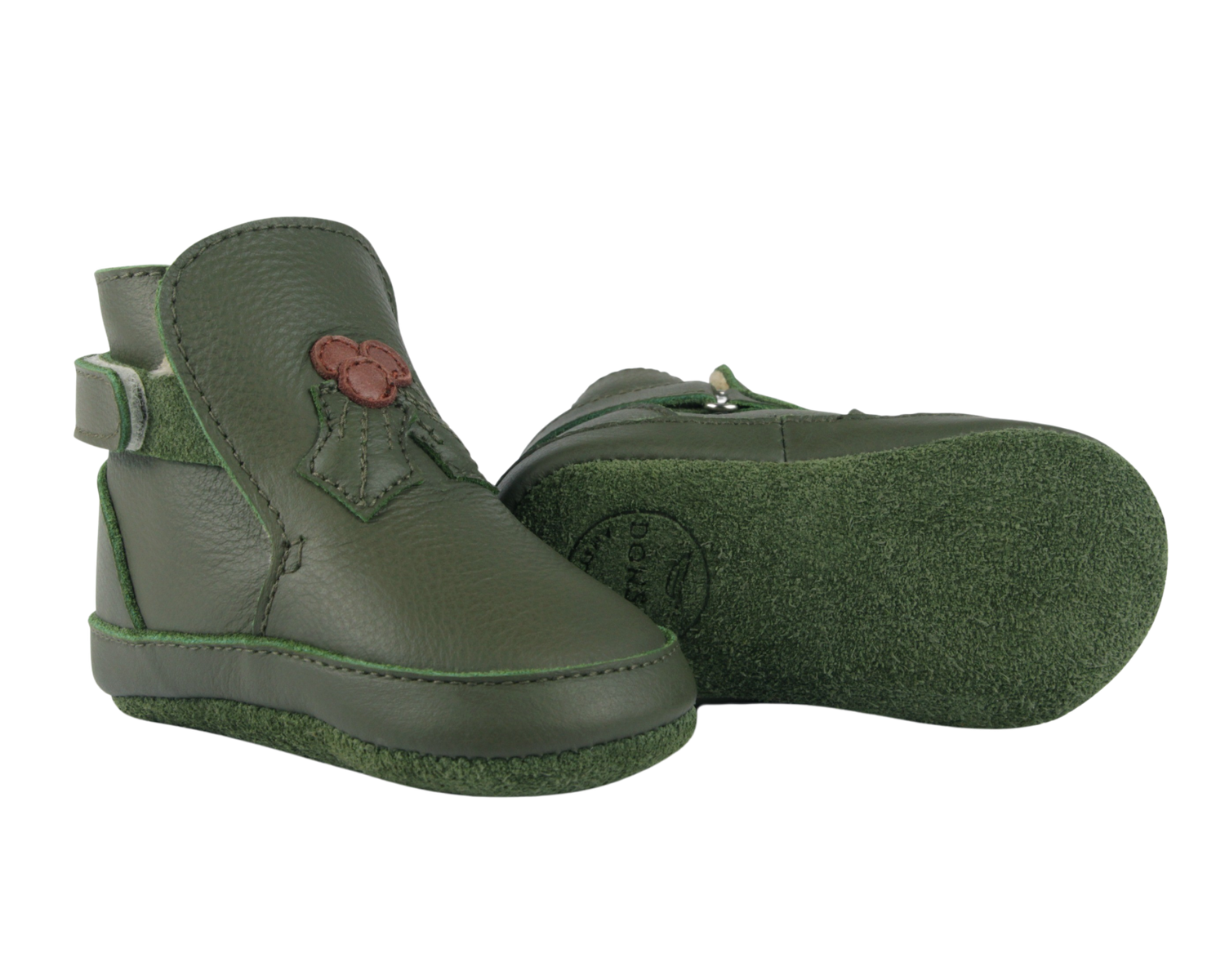 Aggas Booties | Holly | Olive Leather