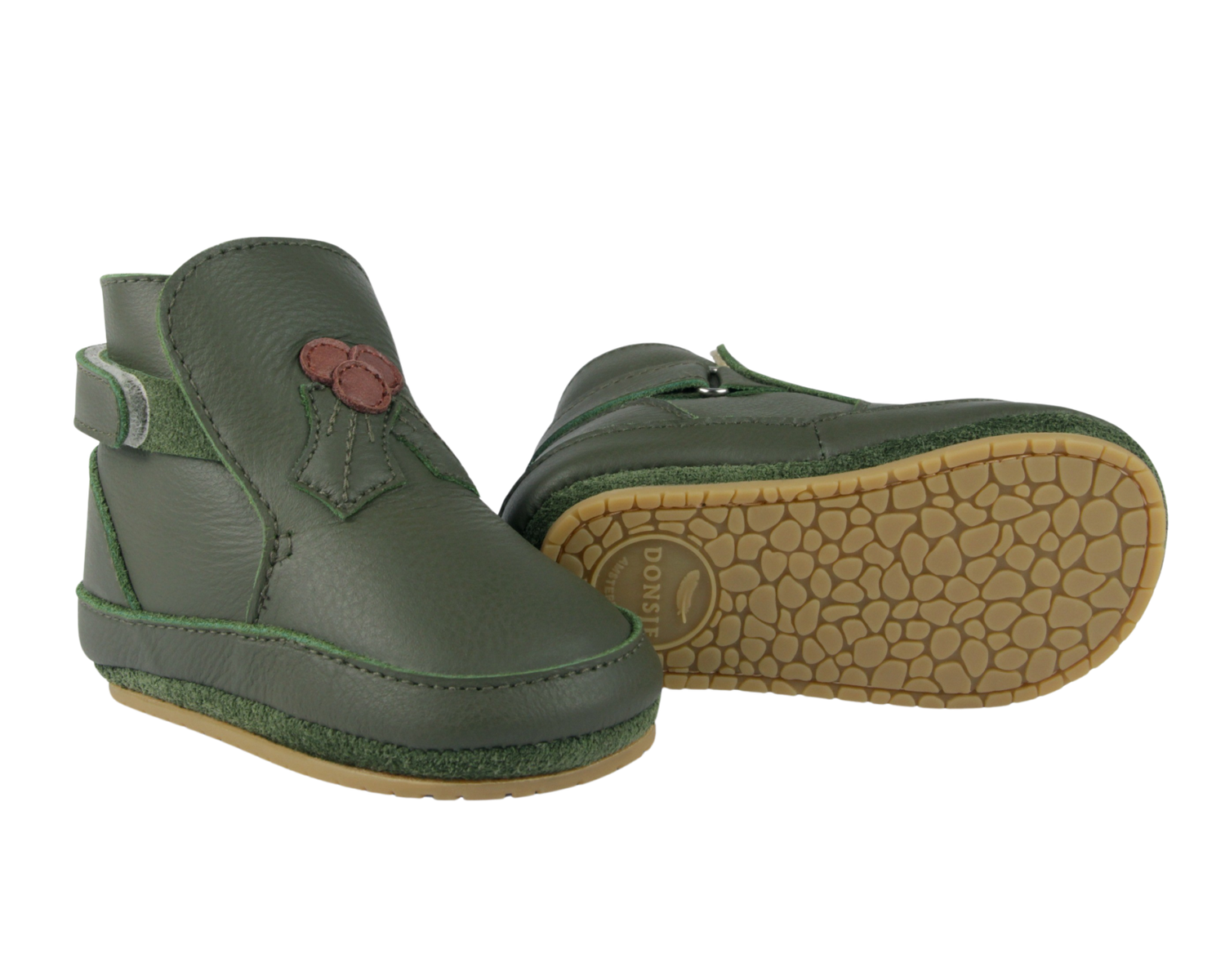 Aggas Booties | Holly | Olive Leather