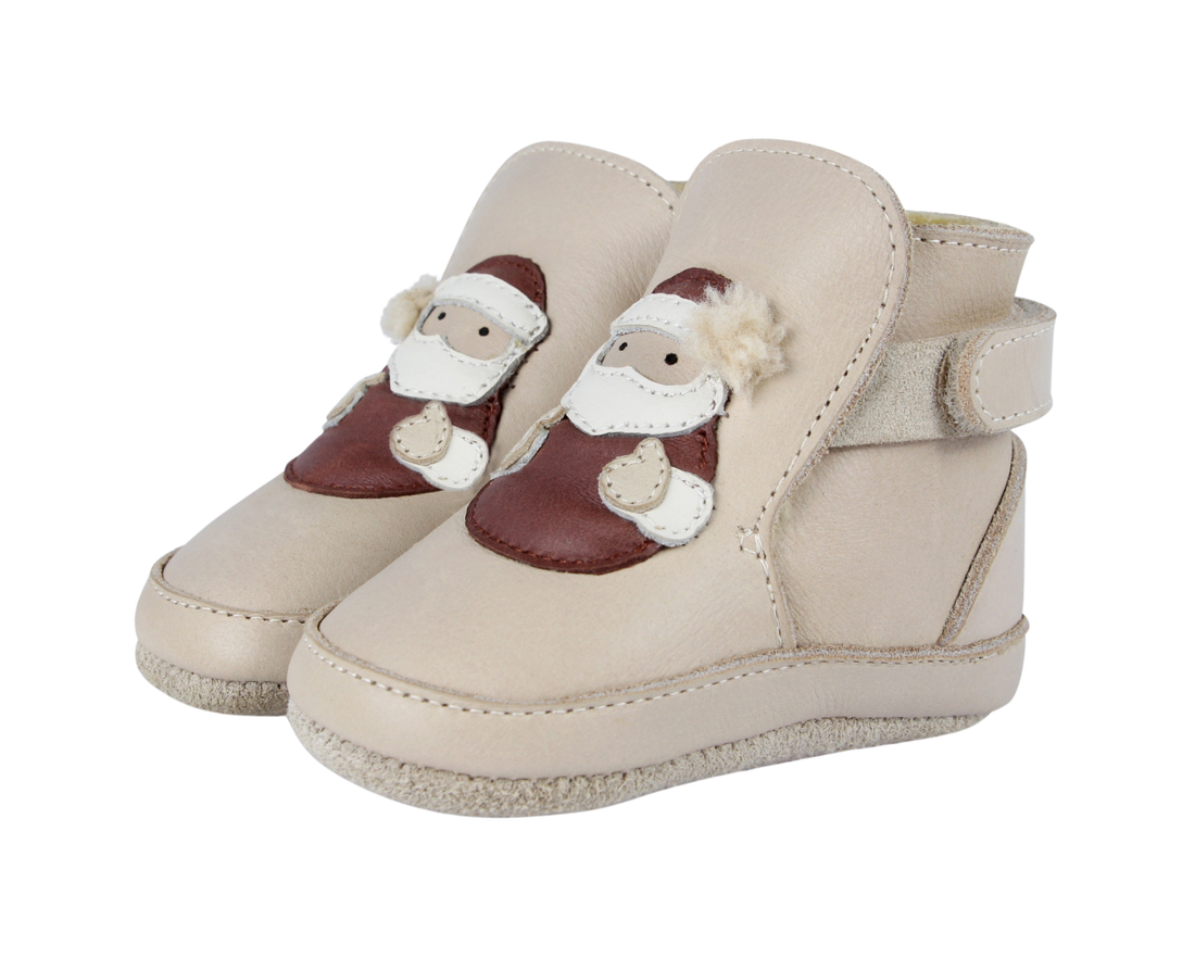 Aggas Booties | Santa | Ivory Classic Leather