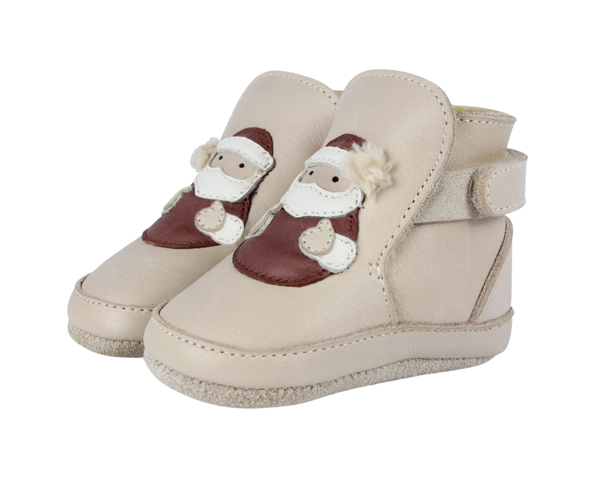 Aggas Booties | Santa | Ivory Classic Leather