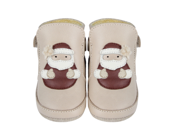Aggas Booties | Santa | Ivory Classic Leather