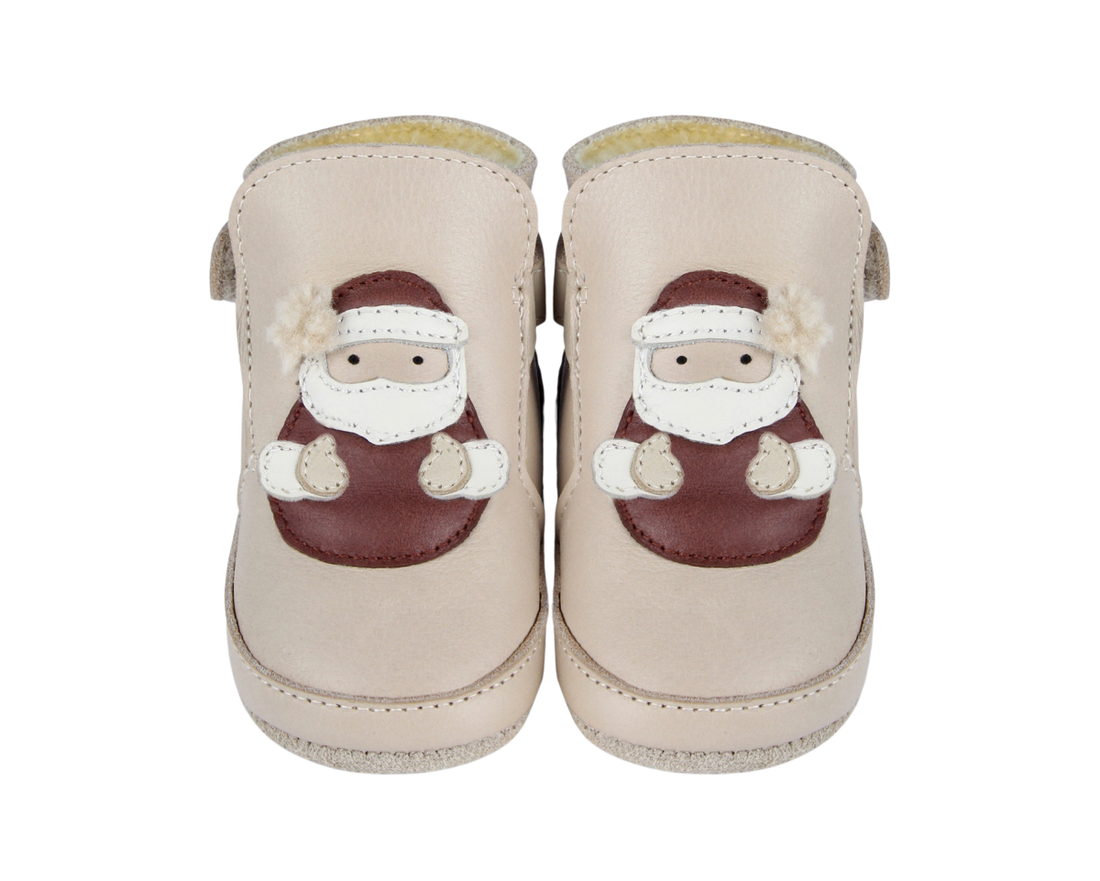 Aggas Booties | Santa | Ivory Classic Leather