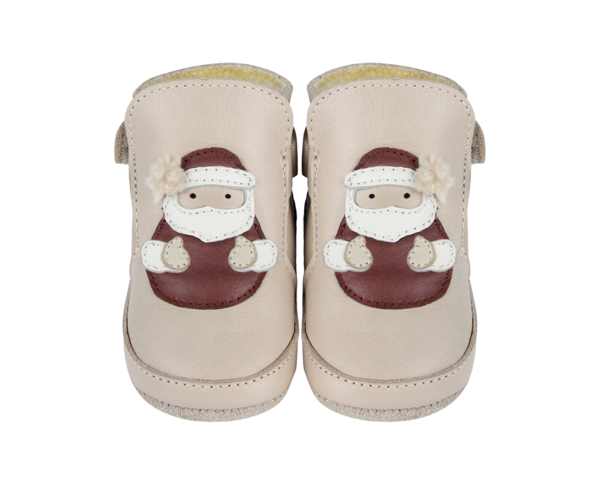 Aggas Booties | Santa | Ivory Classic Leather