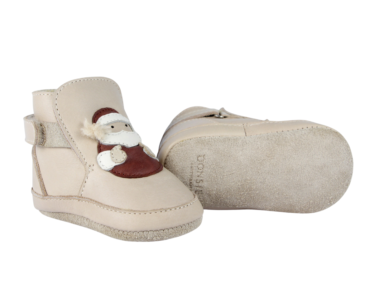 Aggas Booties | Santa | Ivory Classic Leather