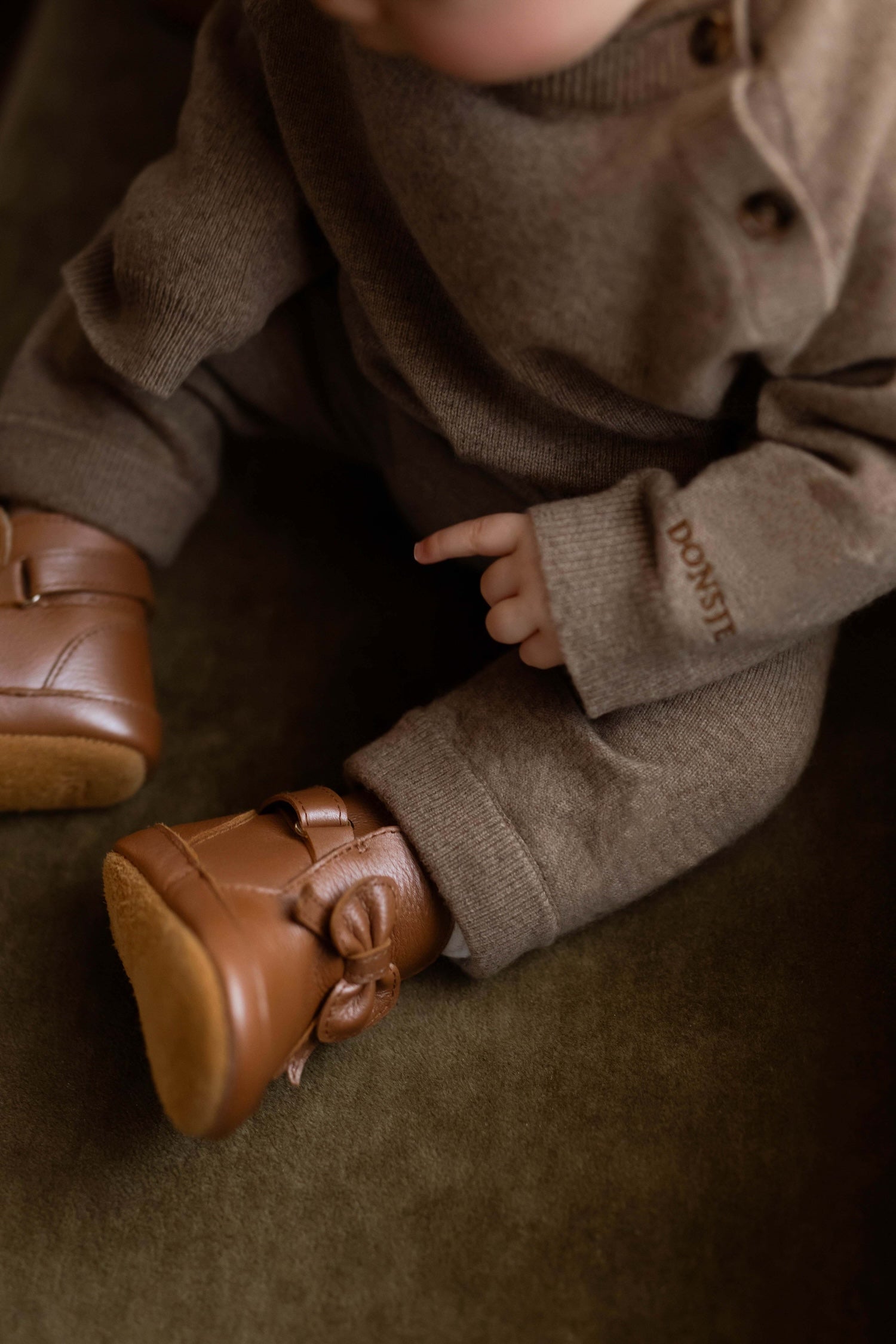 Cubow Booties | Clay Metallic Leather