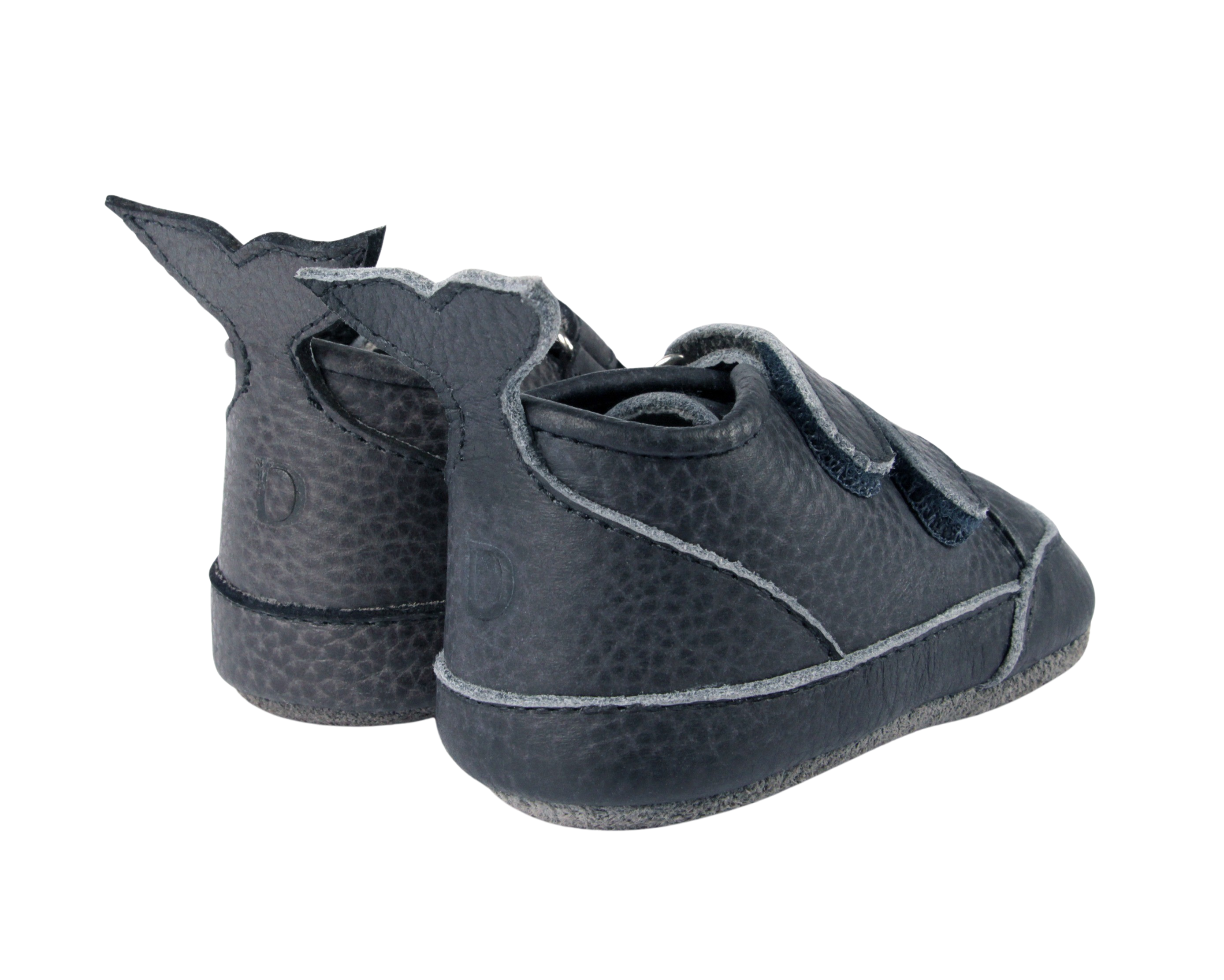 Levin Sneakers | Petrol Grain Leather
