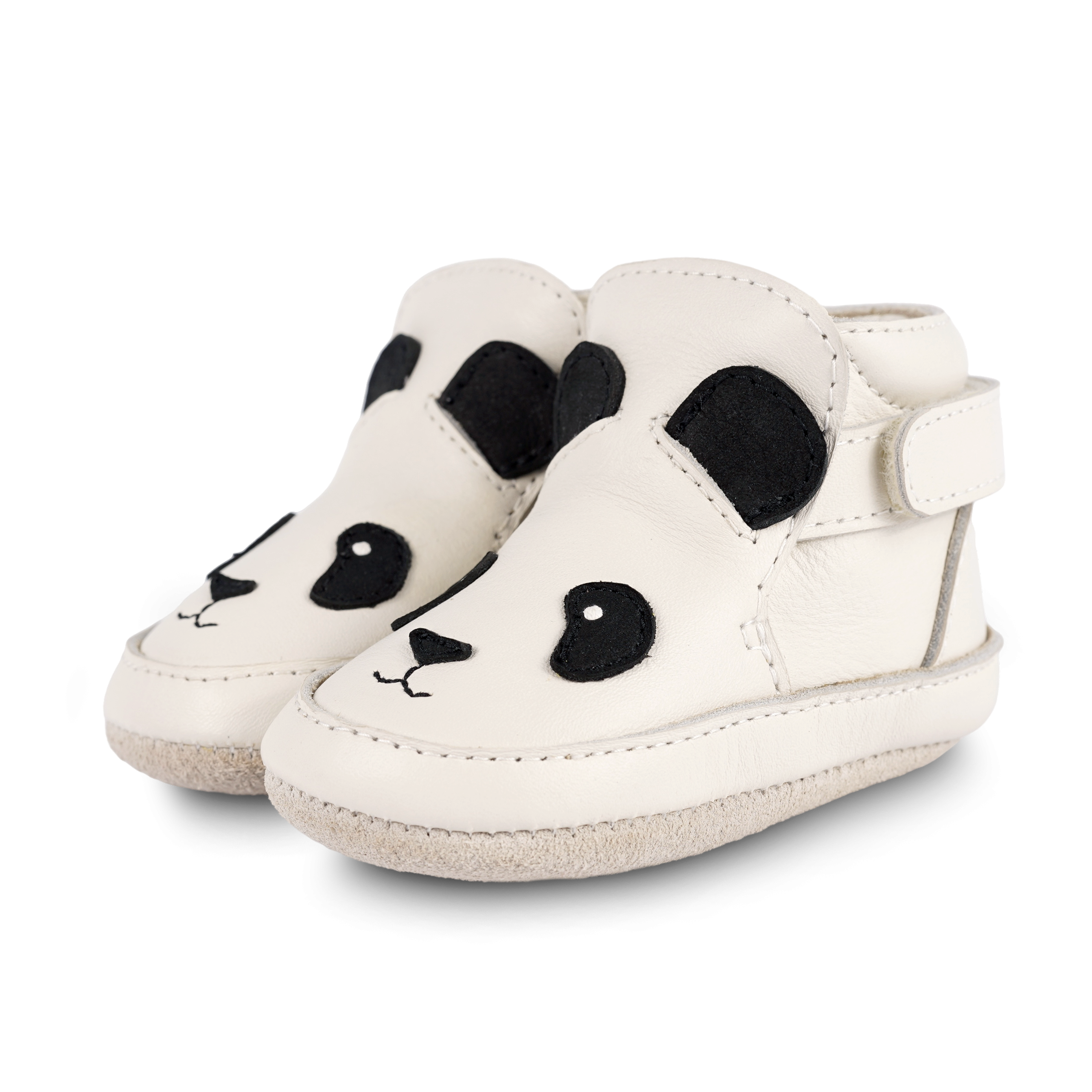 Morris Sneakers | Panda | Off White Leather