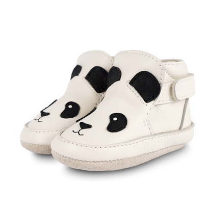 Morris Sneakers | Panda | Off White Leather