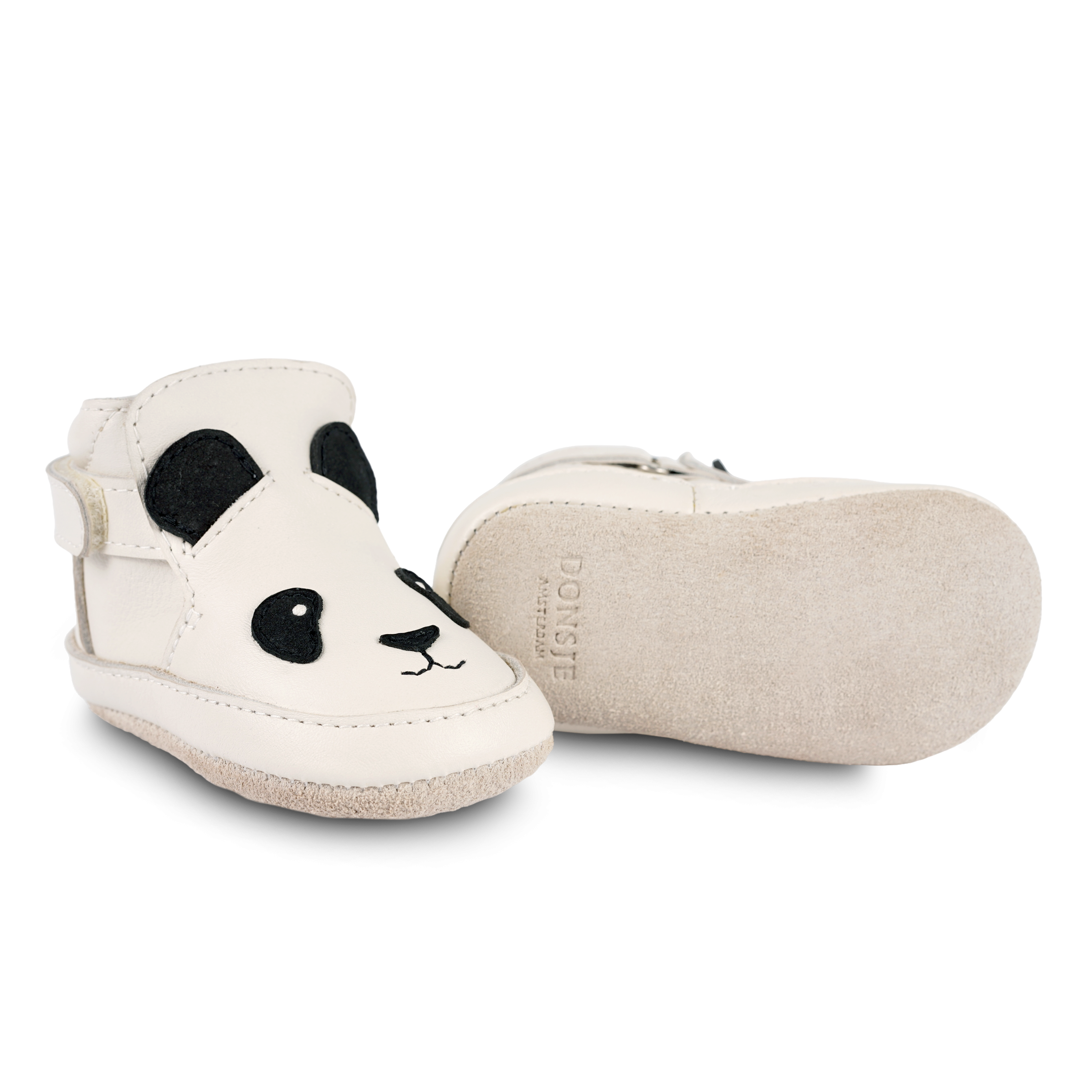 Morris Sneakers | Panda | Off White Leather