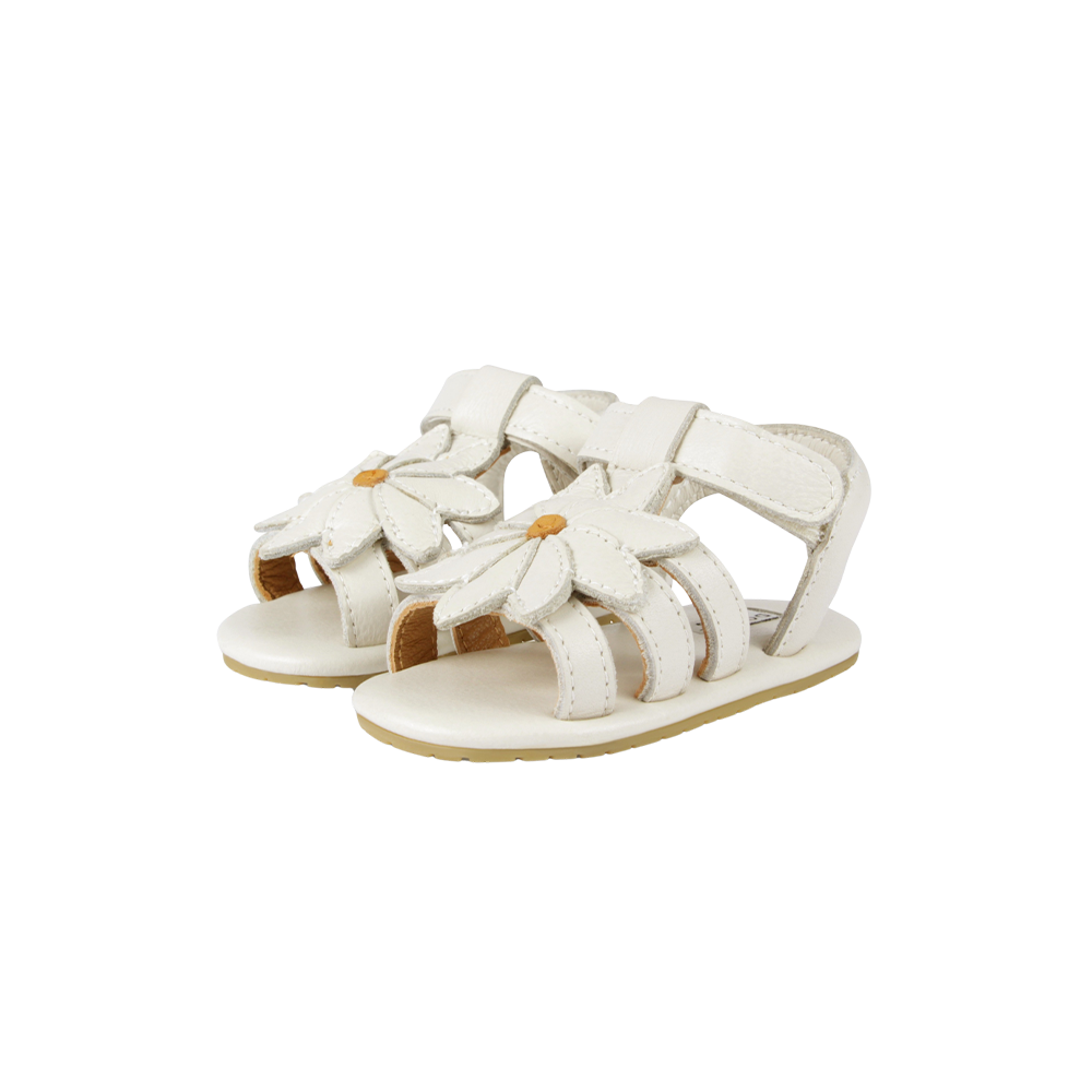 Tuti Fields Sandals | Daisy | Off White Leather