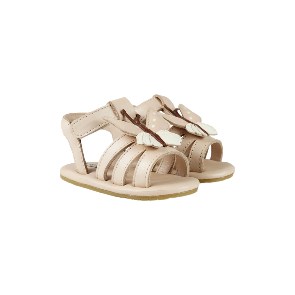Tuti Sky Sandals | Butterfly | Powder Metallic Nubuck