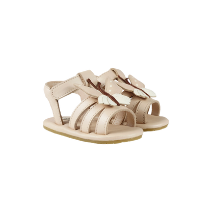 Tuti Sky Sandals | Butterfly | Powder Metallic Nubuck