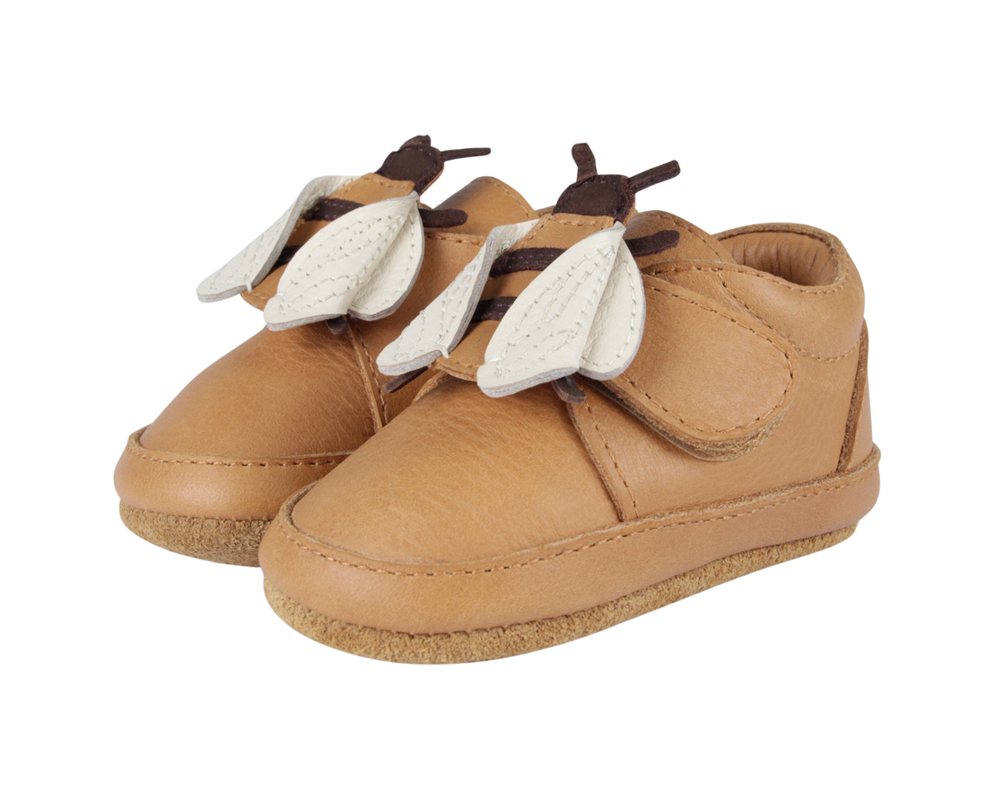 Niek Sneakers | Bee | Camel Classic Leather