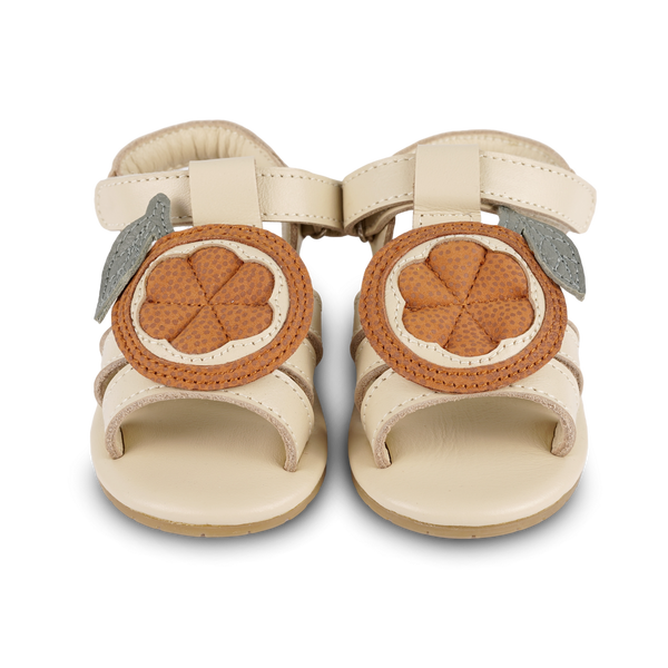 Sadie Sandals | Arancia | Cream Leather