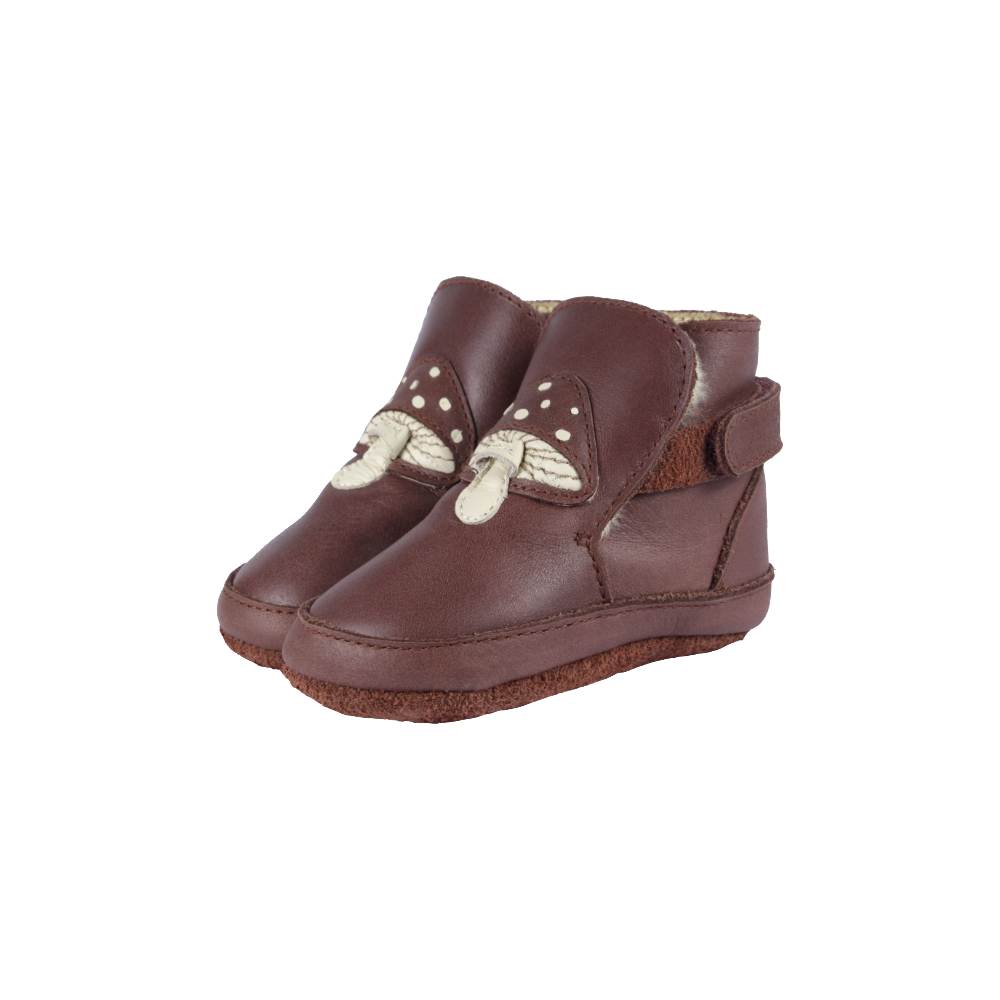Mush Booties | Toadstool | Burgundy Classic Leather