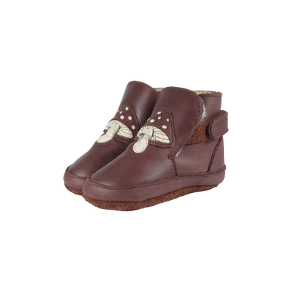 Mush Booties | Toadstool | Burgundy Classic Leather