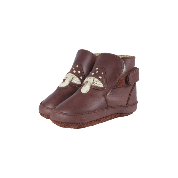 Mush Booties | Toadstool | Burgundy Classic Leather