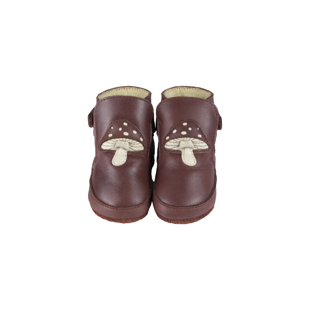 Mush Booties | Toadstool | Burgundy Classic Leather