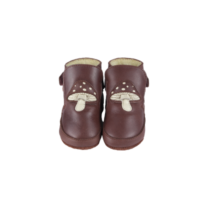 Mush Booties | Toadstool | Burgundy Classic Leather