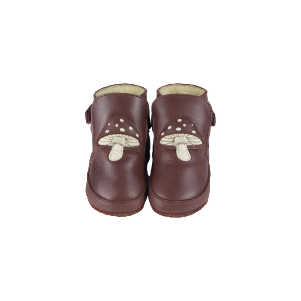 Mush Booties | Toadstool | Burgundy Classic Leather