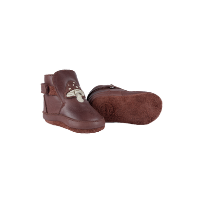 Mush Booties | Toadstool | Burgundy Classic Leather
