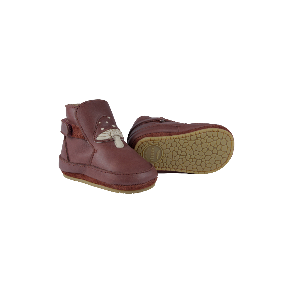 Mush Booties | Toadstool | Burgundy Classic Leather