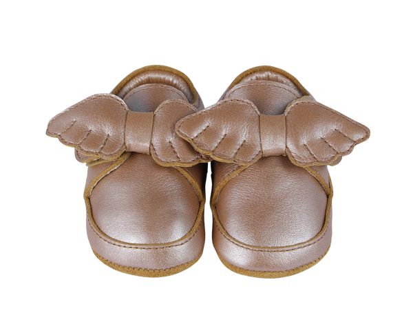 Sela Shoes | Clay Metallic Leather