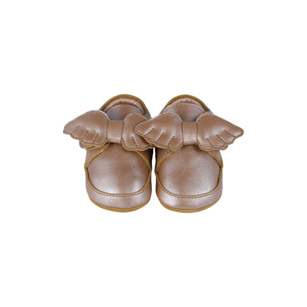 Sela Shoes | Clay Metallic Leather